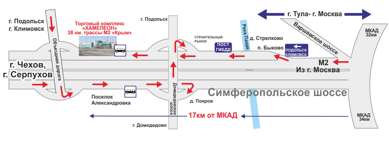 схема проезда